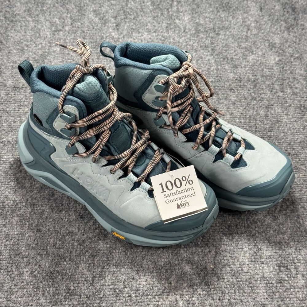 NWT Hoka Kaha 3 GTX Women's Size 7B Mountain Fog Druzy Mid-Cut Hiking Boots - Picture 2 of 11